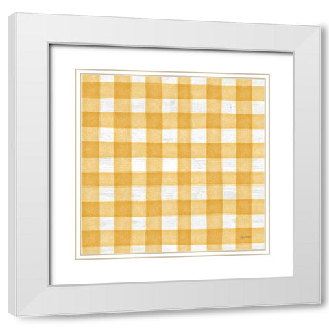 Farm Market Pattern IIC White Modern Wood Framed Art Print with Double Matting by Urban, Mary