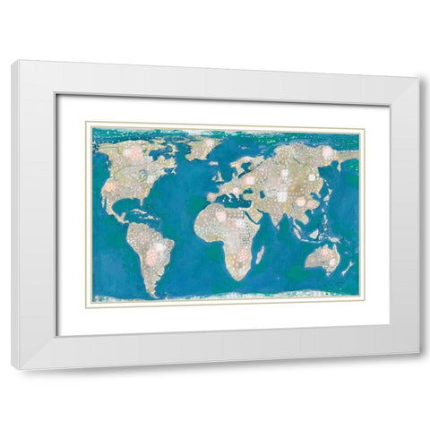Artsy World White Modern Wood Framed Art Print with Double Matting by Mack, Lynn