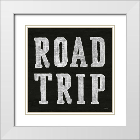 Lets Roll VI White Modern Wood Framed Art Print with Double Matting by Wiens, James