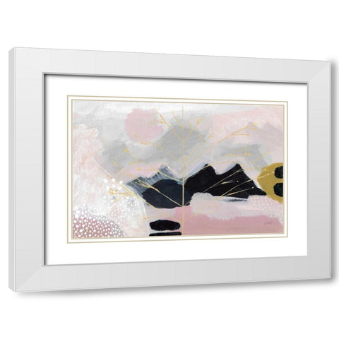 Even the Rocks Cry Out I White Modern Wood Framed Art Print with Double Matting by Mack, Lynn