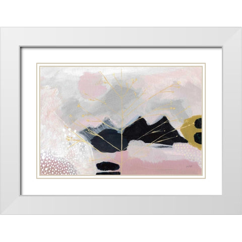 Even the Rocks Cry Out I White Modern Wood Framed Art Print with Double Matting by Mack, Lynn