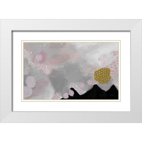Even the Rocks Cry Out II White Modern Wood Framed Art Print with Double Matting by Mack, Lynn