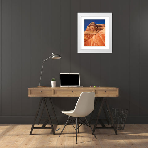 Coyote Buttes I White Modern Wood Framed Art Print with Double Matting by Majchrowicz, Alan