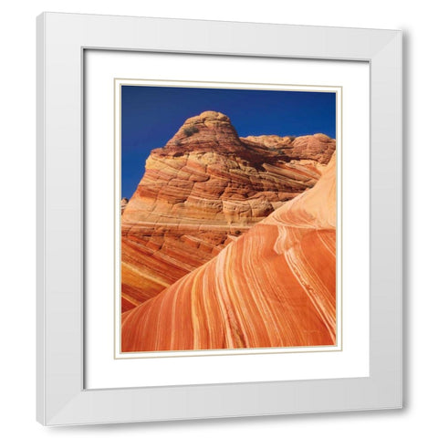 Coyote Buttes I White Modern Wood Framed Art Print with Double Matting by Majchrowicz, Alan