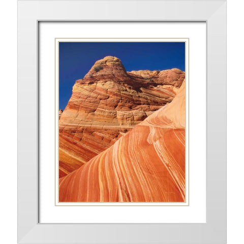 Coyote Buttes I White Modern Wood Framed Art Print with Double Matting by Majchrowicz, Alan