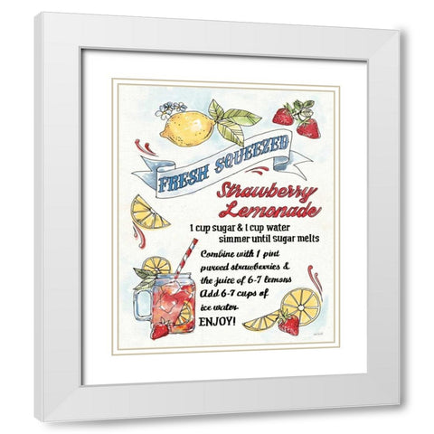 Fruit Stand VII White Modern Wood Framed Art Print with Double Matting by Tavoletti, Anne