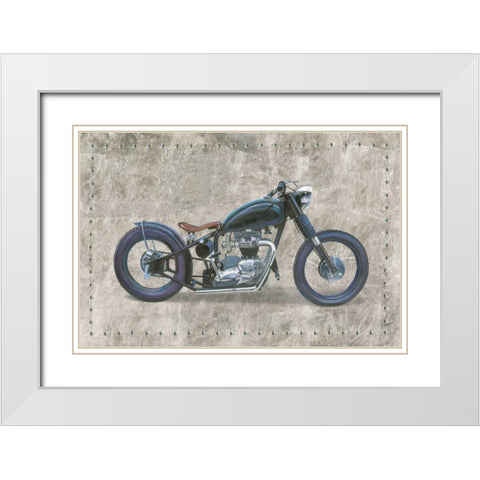 Lets Roll I Gray White Modern Wood Framed Art Print with Double Matting by Wiens, James