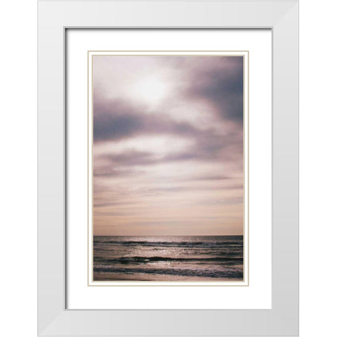 Kalaloch Coast I White Modern Wood Framed Art Print with Double Matting by Marshall, Laura