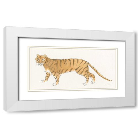 Big Cats I White Modern Wood Framed Art Print with Double Matting by Thomas, Miranda