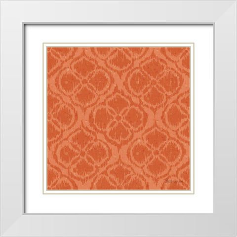 Harvest Bouquet Pattern VC White Modern Wood Framed Art Print with Double Matting by Grove, Beth