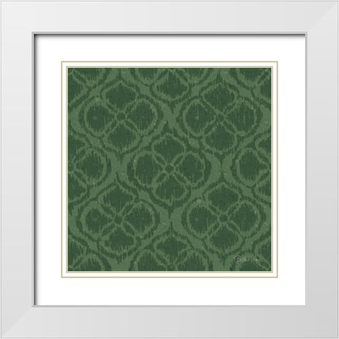 Harvest Bouquet Pattern VF White Modern Wood Framed Art Print with Double Matting by Grove, Beth
