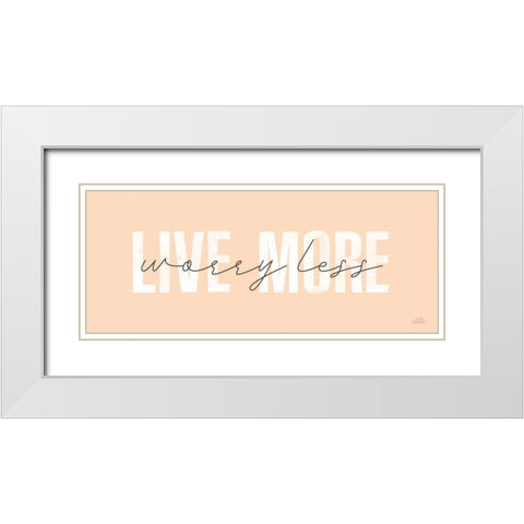 Morning Affirmations II Panel White Modern Wood Framed Art Print with Double Matting by Marshall, Laura