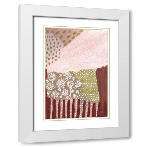 Salt Shrub I White Modern Wood Framed Art Print with Double Matting by Mack, Lynn