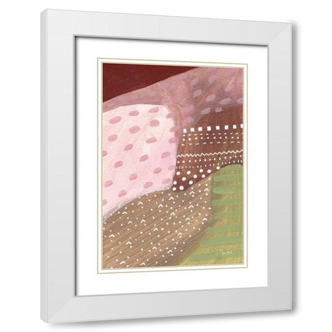 Salt Shrub II White Modern Wood Framed Art Print with Double Matting by Mack, Lynn