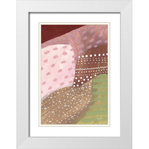 Salt Shrub II White Modern Wood Framed Art Print with Double Matting by Mack, Lynn