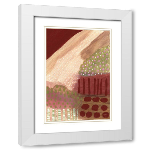 Salt Shrub III White Modern Wood Framed Art Print with Double Matting by Mack, Lynn