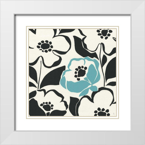 Truly Madly III White Modern Wood Framed Art Print with Double Matting by Adams, Sarah