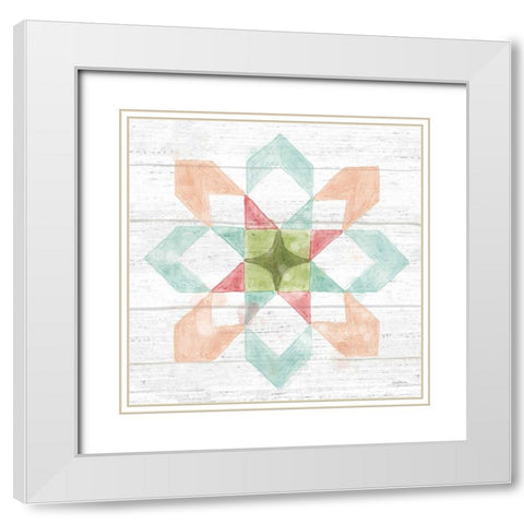 Pastel Flower Market VIII White Modern Wood Framed Art Print with Double Matting by Urban, Mary