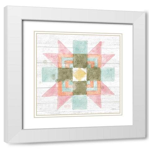 Pastel Flower Market X White Modern Wood Framed Art Print with Double Matting by Urban, Mary