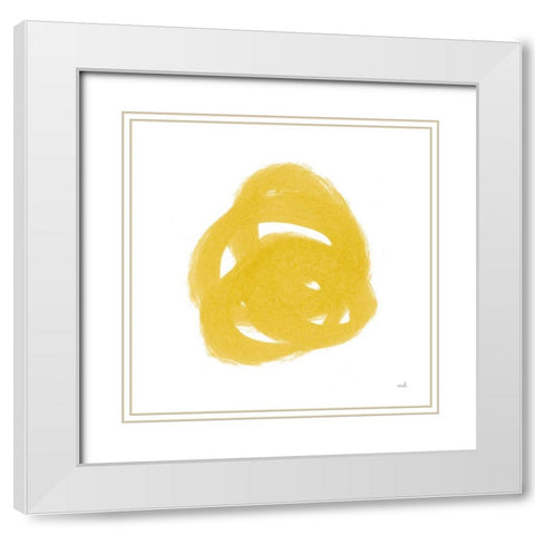 Doodles IV White Modern Wood Framed Art Print with Double Matting by Hershey, Moira