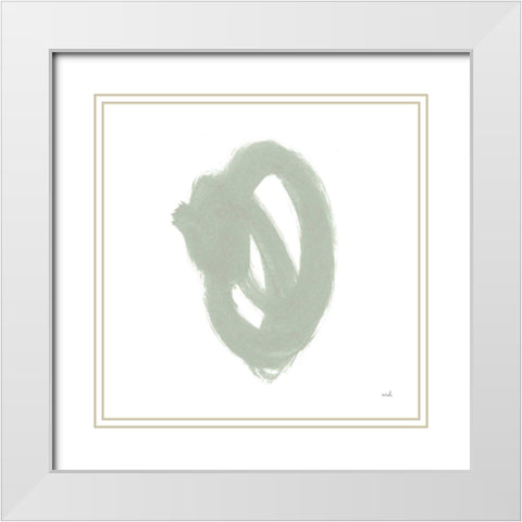 Doodles VI White Modern Wood Framed Art Print with Double Matting by Hershey, Moira