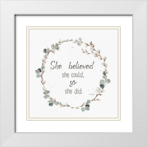 A Country Weekend XXVI v2 White White Modern Wood Framed Art Print with Double Matting by Audit, Lisa