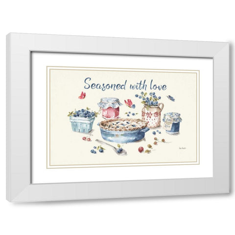 Summer Garden XII White Modern Wood Framed Art Print with Double Matting by Audit, Lisa