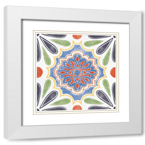 Boho Field VIII Bright White Modern Wood Framed Art Print with Double Matting by Penner, Janelle