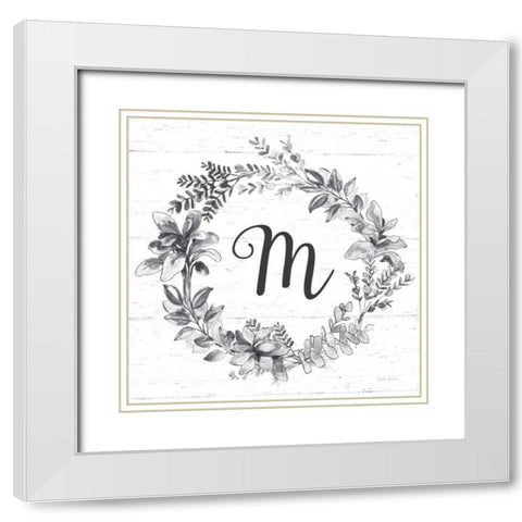 Farmhouse Cotton V v2 Gray White Modern Wood Framed Art Print with Double Matting by Grove, Beth