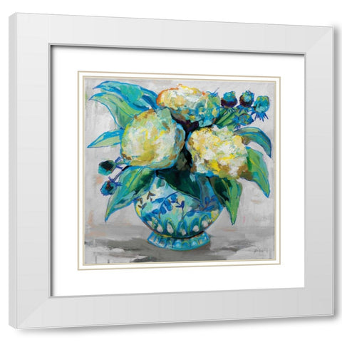 Ginger Jar I Gray White Modern Wood Framed Art Print with Double Matting by Vertentes, Jeanette