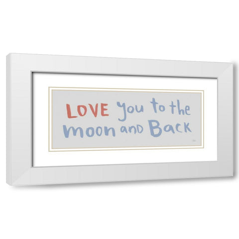 Scandy Baby Gray X White Modern Wood Framed Art Print with Double Matting by Averinos, Melissa