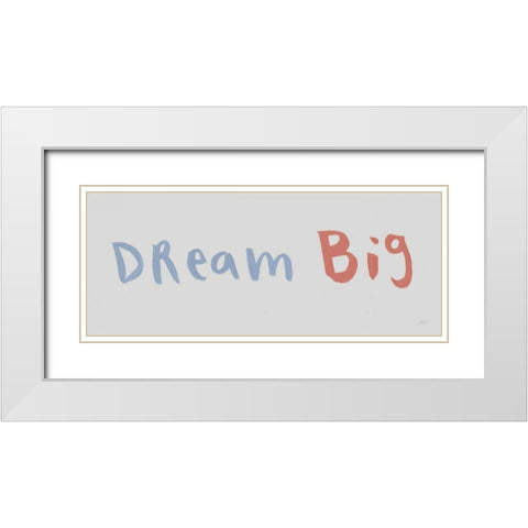 Scandy Baby Gray XII White Modern Wood Framed Art Print with Double Matting by Averinos, Melissa