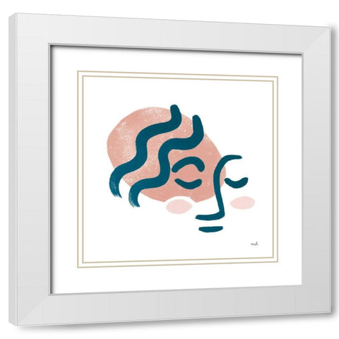Awaken I White Modern Wood Framed Art Print with Double Matting by Hershey, Moira