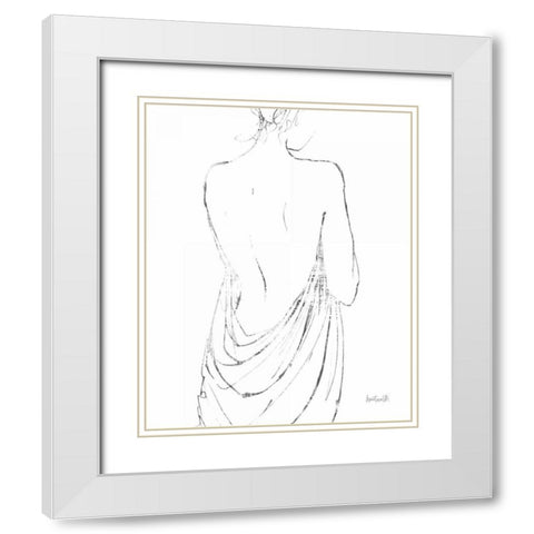 Beauty in the Mist I BW White Modern Wood Framed Art Print with Double Matting by Tavoletti, Anne