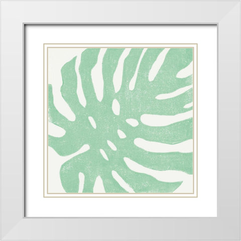 Tropical Treasures Pastel I White Modern Wood Framed Art Print with Double Matting by Hershey, Moira