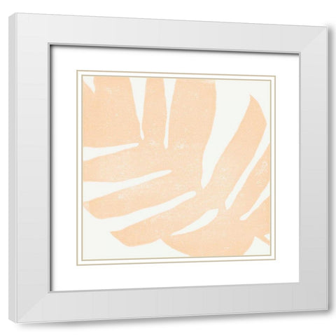 Tropical Treasures Pastel II White Modern Wood Framed Art Print with Double Matting by Hershey, Moira