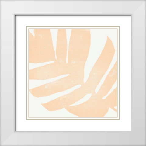 Tropical Treasures Pastel II White Modern Wood Framed Art Print with Double Matting by Hershey, Moira