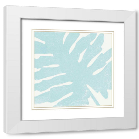 Tropical Treasures Pastel IV White Modern Wood Framed Art Print with Double Matting by Hershey, Moira