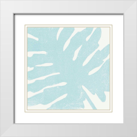 Tropical Treasures Pastel IV White Modern Wood Framed Art Print with Double Matting by Hershey, Moira
