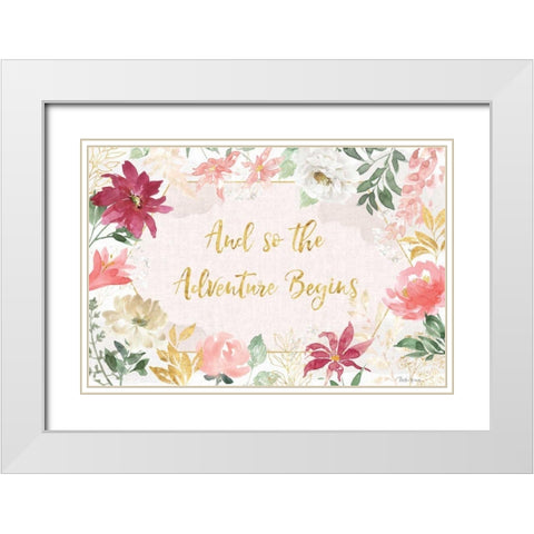 All You Need is Love I White Modern Wood Framed Art Print with Double Matting by Grove, Beth