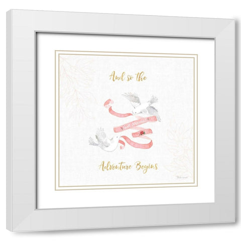 All You Need is Love X White Modern Wood Framed Art Print with Double Matting by Grove, Beth