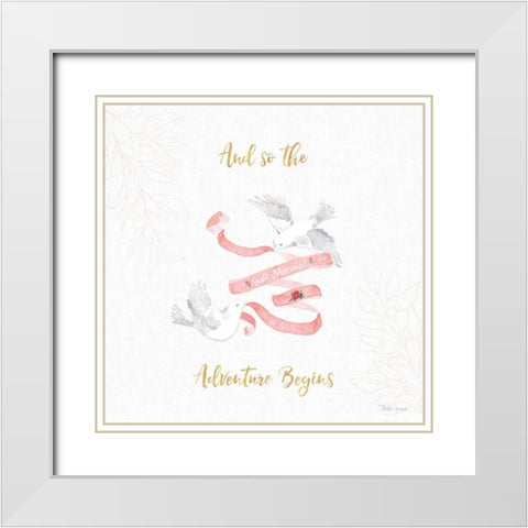 All You Need is Love X White Modern Wood Framed Art Print with Double Matting by Grove, Beth