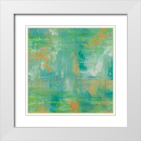 Ecstasy White Modern Wood Framed Art Print with Double Matting by Vertentes, Jeanette