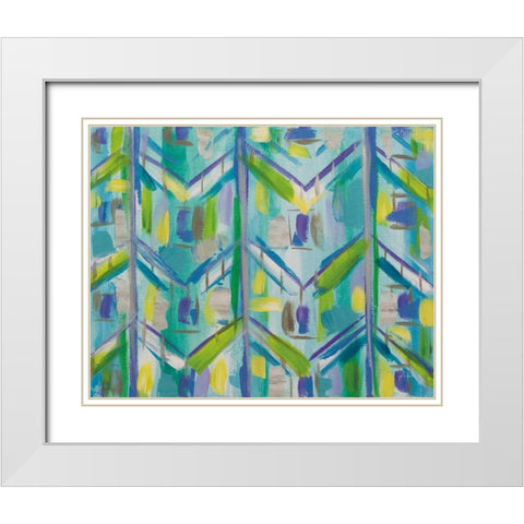 Africa White Modern Wood Framed Art Print with Double Matting by Vertentes, Jeanette