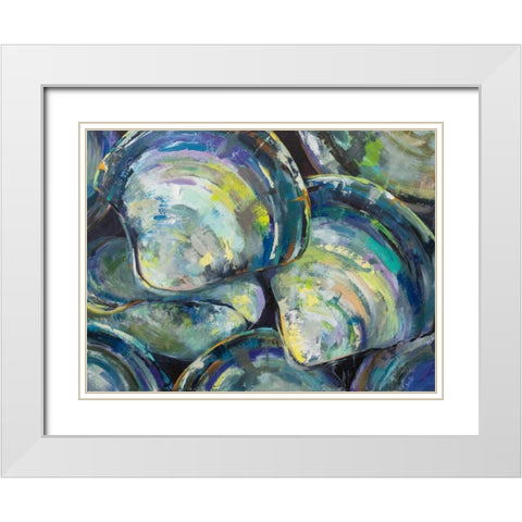Variety White Modern Wood Framed Art Print with Double Matting by Vertentes, Jeanette
