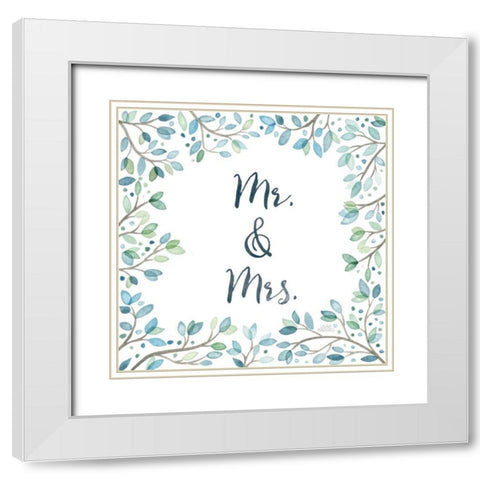 Enchanted Forest IV Sq White Modern Wood Framed Art Print with Double Matting by Marshall, Laura