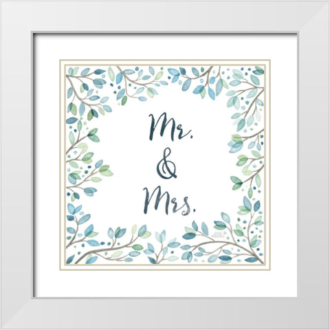 Enchanted Forest IV Sq White Modern Wood Framed Art Print with Double Matting by Marshall, Laura