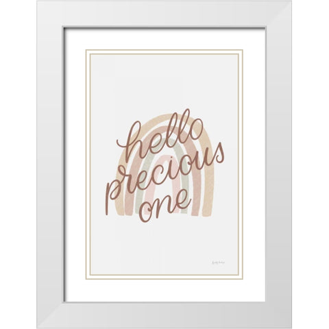 Boho Nursery III White Modern Wood Framed Art Print with Double Matting by Thorns, Becky