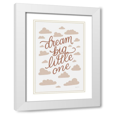 Boho Nursery VII White Modern Wood Framed Art Print with Double Matting by Thorns, Becky