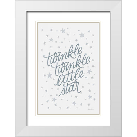 Boho Nursery VIII White Modern Wood Framed Art Print with Double Matting by Thorns, Becky